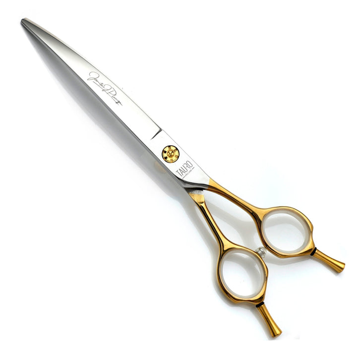 Tauro Pro Line Janita Plungė Stainless Steel Cutting Scissors Double Finger Rest Ergonomic Extremally Sharp For The Right - Handed - SuperiorCare.Pet